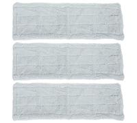 Cabilock 3pcs Lingette de Rechange en Microfibre pour Balai de Nettoyage, Double Usage Humide et Sec, Absorption Robuste, Couleur Vert Clair, pour Sol Maison et Jardin