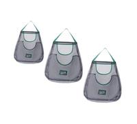 Cabilock 3pièces Sacs de Rangement Suspendus Filet pour Oignons et Ail Organisation Murale pour Légumes Aération et Économie Espace