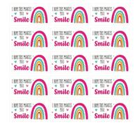 Cabilock 50 Pièces Carte de Remerciement Sourire, Papier, pour Commande | Format Compact, Espace D’écriture Généreux, Léger et Facile à Utiliser, pour Petites Entreprises et Achats