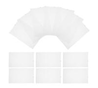Cabilock 50 Pièces Lot de 50 Paquet de Rangement Transparents en Polyéthylène Givré 15X25 CM Fermeture Éclair pour Maillots de Bain, sous-Vêtements et Chaussettes - Trousse de Voyage