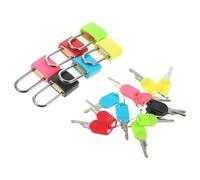 Cabilock 6 Ensembles Mini Cadenas avec Clés pour Casiers et Journaux, Serrure Anti-vol Robuste en Alliages de Cuivre et Plastique, Décoration Intérieure