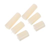 Cabilock 6 Pièces Bougie sans Odeur Ivoire pour Éclairage Lot de Plusieurs Cylindrique pour Décoration Intérieure et Ambiance Chaleureuse