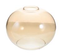 Cabilock Abat-jour en Verre Globe Ambré à Double Trou E26 E27 | pour Salon et Chambre, Finition Lustrée, Design Amovible, Nettoyage Facile, Style Vintage Élégant