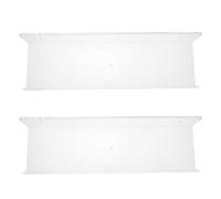 Cabilock Acrylique Étagère Murale Transparente 2 Pièces | Rangement Mural Moderne, Usage la Cuisine et Salon, Affiche Photos, Albums et Ouvrages pour Garçon et Filles