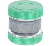 Cabilock Aiguiseur Cuisine Circulaire en Pierre et Plastique Vert, Affûteur Confortable Couteaux et Ciseaux, Outil Cylindrique Multifonction pour Maison