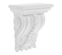 Cabilock Applique Décorative en Pu Blanc Sculpté Style Européen, Moulure D'angle Légère et Facile à Installer pour Décoration Intérieure de Plafond et Pièce