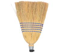 Cabilock Balai de Jardin Extérieur en Paille Fait Main Construction Robuste pour Nettoyage des Allées et Cours, Balayage Polyvalent
