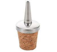 Cabilock Bec Verseur pour Bouteille Amère en Métal et Bois avec Bouchon Bec Confortable, pour Distilleries et Restaurants, Ustensile Professionnel et Amateur