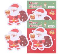 Cabilock Blocs-notes Autocollants de Noël en Papier, Repositionnables, | Maison et Boutiques, Adhésif Fort, Format Pratique, Usage Quotidien, Lot de Mémos Festifs