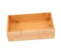 Cabilock Boîte de Rangement en Bambou Naturelle pour Bureau, Compacte Couvercle, Bois Massif Écologique, Décoration et Organisation Maison, Stockage Articles de Bureau Pratique