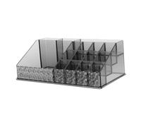 Cabilock Boîte de Rangement pour Coiffeuse Acrylique Présentoir pour Soins de Peau Organisateur de Maquillage pour Comptoir Boîte Porte-cosmétiques pour Vernis à Ongles et Pinceaux
