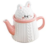 Cabilock Carafe à Eau Céramique Forme Lapin Grande Capacité pour Eau Domestique