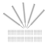 Cabilock Clous D'installation de Garniture sans Joint à Double Tête en Fer Galvanisé Argenté, Fixation Solide et Grip Sécurisé pour Plinthes et Meubles, Usage Professionnel et Décoration