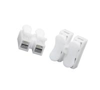 Cabilock Connecteurs Électriques à Ressort Rapide, Bornier à Double Rangée en Plastique Blanc, 26 Pièces pour Raccordement de Fils et Assemblages de Moteurs