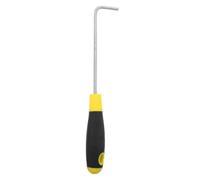 Cabilock Crochet De Levage En Acier Inoxydable 6x300 Mm Poignée En Caoutchouc Antidérapante, Outil Utilitaire Polyvalent Pour Lève-plaque D'égout Et Déplacement De Charges