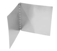 Cabilock Déflecteur Cuisine en Acier Inoxydable Argenté, Pare-éclaboussures Pliable Offrant Une Protection Optimale Projections D'huile pour Cuisinière
