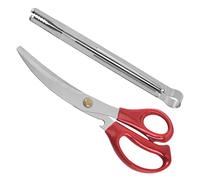 Cabilock Ensemble 2 Pièces Ciseaux à Barbecue Et Pince Cuisine En Inox Antidérapant Multifonction Pour Préparation Viande Et Barbecue Maison Convivial