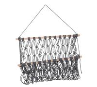 Cabilock Étagère De Rangement Multifonction Pour Enfants Étagère Murale En Maille Tissée Bibliothèque Organisateur De Jouets En Peluche Décoration Murale Naturelle