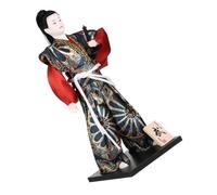Cabilock Figurine de Samurai Statue Japonaise Traditionnelle Kimono pour Décoration de Bureau Maison Ornement Collectible de Tradition Japonaise