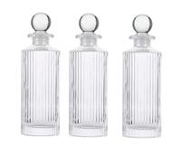 Cabilock Flacons Diffuseurs de Parfum en Verre Lot de 3 Forme Unique 150ml Mini Vase Diffuseur D'arôme Parfum Intérieur Maison Décoratif