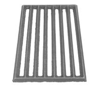 Cabilock Grille de Barbecue Rectangulaire en Fonte, Grille à Rôtir Rectangulaire, Noire, pour Cuisson Extérieure et Camping, Répartition Homogène Chaleur, Facile à Nettoyer