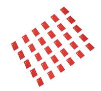 Cabilock Guirlande de Petits Drapeaux Chinois en Polyester Rouge, Décoration Festive Polyvalente pour Fenêtres et Extérieur, Facile à Combiner, 1 Set
