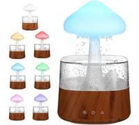 Cabilock Humidificateur Nuage avec Lumière Led 7 Couleurs, Diffuseur D'arômes Usb 450 Ml pour La Chambre, Mini Humidificateur de Chevet avec Veilleuse à Couleurs Changeantes