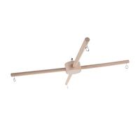 Cabilock Kit Mobile Bois Support Carillon Intérieur Extérieur Présentoir Carillon Musical Suspendu Facile à Assembler Accessoires pour Berceau