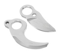 Cabilock Lame de Rechange en Acier au Carbone Léger 2 Pièces pour Sécateur Électrique Haute Compatibilité Déchirures D'écorce pour Branches Épaisses en Vergers et Pentes