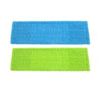 Cabilock Lingettes de Rechange Réutilisables 40x12cm Lot de 2 en Polaire Corail pour Vadrouille Absorbante pour Nettoyage Maison et Hôtel
