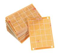 Cabilock Lot de 20 Cartes De Circuit Imprimé à Souder 5x7 Cm en Résine Fibre De Verre pour Projets Électroniques DIY Expérimentation Électronique Polyvalente Transportable