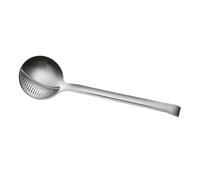 Cabilock Louche Inox avec Filtre pour Soupe et Huile Manche Long Ergonomique Chaleur Égouttoir à Résidus pour Cuisine Crochet Suspendu Pratique