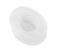 Cabilock Moule en Silicone Chapeau Cowboy pour Plateau Bijoux Noël Blanc | Souple, Détails Réalistes, Démoulage Facile, Usage Décoratif, pour Maison de Fête et Présentoir de Table