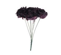Cabilock Noires Artificielles Rose pour Mariage Décoration De Fête Arrangement Floral Têtes