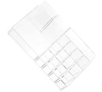 Cabilock Organisateur de Maquillage Transparent Portable Organisateur de Comptoir Présentoir de Beauté pour Salle de Bain et Chambre