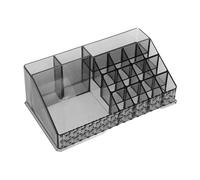 Cabilock Organisateur de Salle de Bain Acrylique Présentoir à Maquillage de Comptoir Boîte de Rangement pour Soins Peau Porte-cosmétiques Bac de Rangement Compartimenté