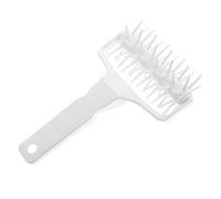 Cabilock Outil à Pizza Rouleau Perforateur en Plastique Étanche Blanc et Facile à Nettoyer pour Pâte à Croûte, Maison Cuisson de Pizza