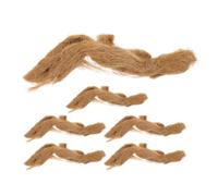 Cabilock Outils Allume-feu 6 Pièces en Jute Naturel Couleur Khaki pour Équipements de Camping et Survie