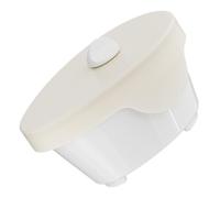 Cabilock Panier Vapeur Multifonction en Céramique Blanc pour Cuiseur à Riz, Plateau de Cuisson Vapeur D'éventail, pour Légumes et Dumplings Cuisine
