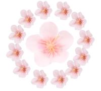 Cabilock Pétales de Fleurs Artificielles Léger et Facile à Ranger de Cerisier Lot de 50 en Tissu de Soie Pétales Réalistes pour Décoration de Mariage pour Loisirs Créatifs