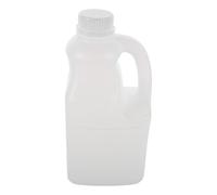 Cabilock Pichet Réutilisable pour Lait avec Poignée, Bouteille Carrée de 1,9 L en Pehd avec Couvercle pour Jus, Sirop, Miel, Distributeur D'eau.
