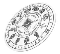 Cabilock Planche de Divination Acrylique Noire Plateau Pendule Stable et Accessoire Ésotérique pour Radiesthésie et Relaxation Ornement de Bureau Polyvalent