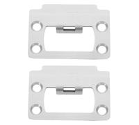 Cabilock Plaque de Gâche en Acier Inoxydable Argenté, Compatibilité, Distribution Améliorée des Impacts, Set de 1 pour Renfort de Porte