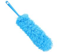 Cabilock Plumeau Dépoussiérant Bleu Flexible en Plastique et Fibre Fine pour Nettoyage Fin des Meubles et Élimination Poussière la Maison