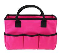 Cabilock Pochette de Rangement Polyvalente Légère en Polyester, Rose | Sacoche Compacte, Transport Facile, Format Pratique, Adaptée aux Magazines et Outils de Jardinage