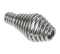 Cabilock Poignée à Ressort Acier Inoxydable pour Porte de Cheminée Poignée Tapered pour Poêle à Bois Barbecue et Insert Pellet pour Porte de Four et Foyer