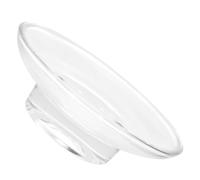 Cabilock Porte-savonnette Transparent Rond en Verre Robuste, Antidérapant, Taille Standard, Organisateur Polyvalent pour Salle de Bain et Voyage, Support Drainant Pratique
