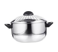 Cabilock Pot à pâtes sans broderie - Spaghetti - Avec panier à passoire - 16 cm - Pour la cuisson des nouilles en acier inoxydable