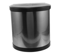 Cabilock Poubelle Cuisine Automatique et Seau Intérieur Amovible Noire 8l avec Couvercle à Ouverture Automatique pour Armoire sous Évier Moderne