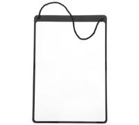 Cabilock Présentoir Suspendu en Plastique Noir pour Panneau de Porte A4, Design Professionnel et Accroche pour Affichage en Bureau ou Expositions